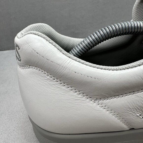SAS Time Out Mens Size 12 (N) Shoes White Leather Diabetic Walking Orthopedic - Picture 8 of 9